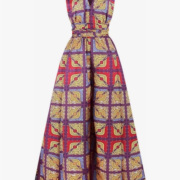 African Print Ankara Multiway Romper - Picture 9 of 10